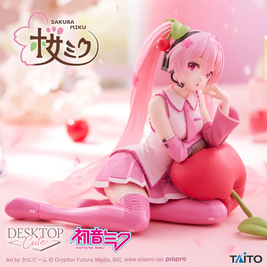 Sakura Miku | Vocaloid | Desktop Cute Figure Cherry Cushion Ver.